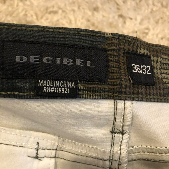 Decibel Slim Fit Camo Stretch Pant 36/32 Mens Casual Wear - Picture 4 of 9